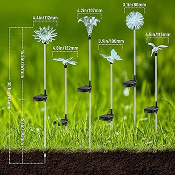 ライト・ランタン soil hack society overlap the light JSOT 2 Pack Color Solar Spot Light for Yard, RGB Solar Light